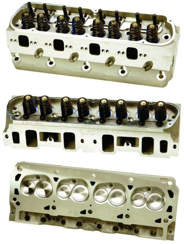 Ford M-6049-Z304DA7 Cylinder Head, Z-Head, Assembled, 2.020 / 1.600 in Valves, 204 cc Intake, 63 cc Chamber, Beehive Springs, Aluminum, Small Block Ford, Each