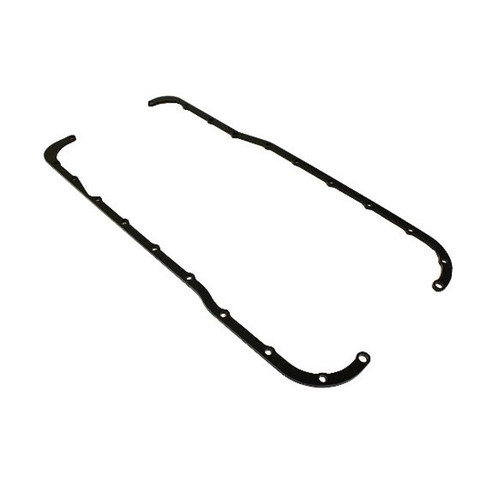 Ford M-6674-302 Oil Pan Reinforcement Rails, Steel, Black Paint, Small Block Ford, Kit