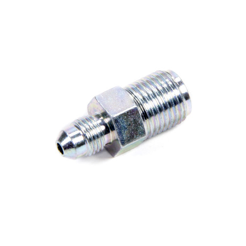 Fragola 650304 Fitting, Adapter, Straight, 3 AN Male to 7/16-24 in Inverted Flare Male, Steel, Zinc Oxide, Hardline, Each