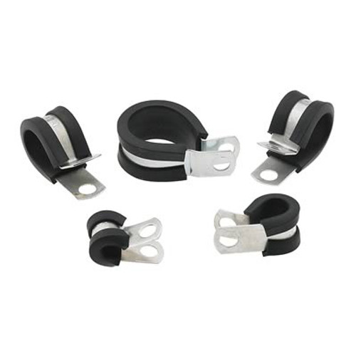 Fragola 900956 Line Clamp, Adel, 1.0 in ID, Rubber Lining, Aluminum, Set of 5