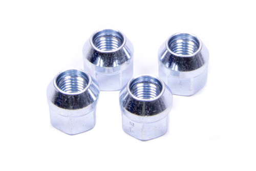 Gorilla 40077B Lug Nut, Acorn Bulge, 7/16-20 Thread, 3/4 in Hex Head, 60 Degree Seat, Open End, Steel, Zinc, Set of 4