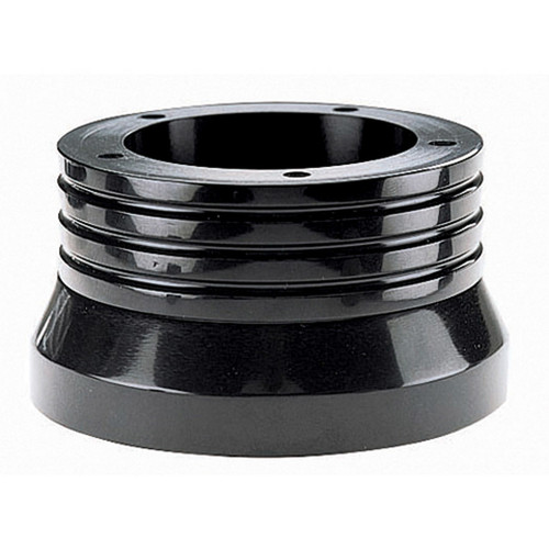 Grant 5167 Steering Wheel Adapter, Billet Style, Grant Wheel to OE Column, Hardware Included, Aluminum, Black Anodized, GM 1995-99, Each