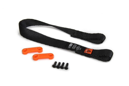 Hans TK12414S Head and Neck Support Tether, Sliding Quick Click Tether, Replacement, 17 in Length, Black, Sport II, Head and Neck Support, Kit