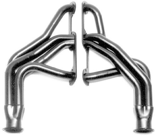 Hedman 35270 Headers, Street, 1-3/4 in Primary, 3 in Collector, Steel, Black Paint, Pontiac V8, GM F-Body 1967-69, Pair