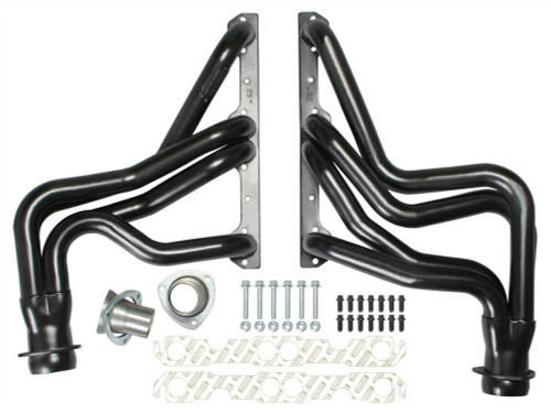 Hedman 68460 Headers, Street, 1-5/8 in Primary, 3 in Collector, Steel, Black Paint, Small Block Chevy, GM F-Body 1982-92, Pair
