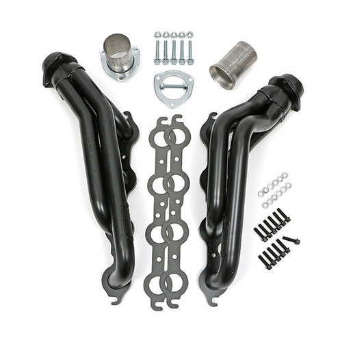 Hedman 69040 Headers, 1-1/2 in Primary, 2-1/2 in Collector, Steel, Natural, 2WD, GM LS-Series, GM Compact SUV / Truck 1982-2004, Pair