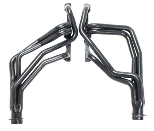 Hedman 69490 Headers, Street, 1-5/8 in Primary, 3 in Collector, Steel, Black Paint, Small Block Chevy, GM Compact SUV / Truck 1982-95, Pair