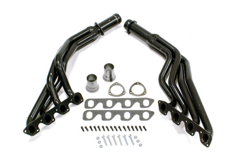 Hedman 88220 Headers, Street, 1-3/4 in Primary, 3 in Collector, Steel, Black Paint, Ford Cleveland / Modified, Ford / Mercury 1971-73, Pair