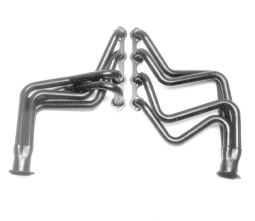 Hedman 89270 Headers, Street, 1-1/2 in Primary, 3 in Collector, Steel, Black Paint, Small Block Ford, Ford Fullsize SUV / Truck 1980-95, Pair