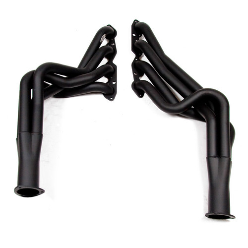 Hooker 2217HKR Headers, Super Competition, 2 in Primary, 3-1/2 in Collector, Steel, Black Paint, Big Block Chevy, GM A-Body / F-Body 1968-81, Pair