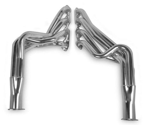 Hooker 2217-1HKR Headers, Super Competition, 2 in Primary, 3-1/2 in Collector, Steel, Metallic Ceramic, Big Block Chevy, GM A-Body / F-Body 1968-81, Pair