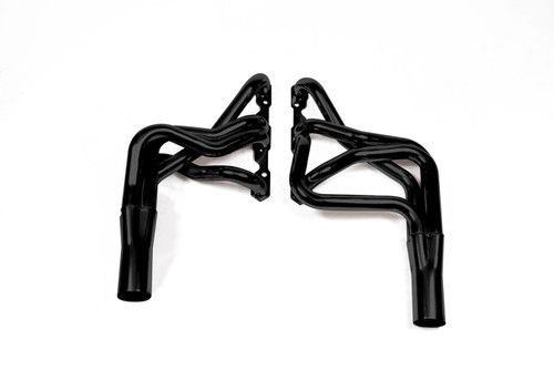 Hooker 2239HKR Headers, Super Competition, 1-7/8 in Primary, 3-1/2 in Collector, Steel, Black Paint, Small Block Chevy, GM F-Body / X-Body 1970-81, Pair