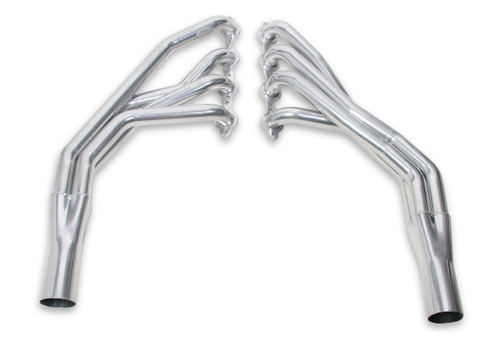 Hooker 2292-1HKR Headers, Super Competition, 1-3/4 in Primary, 3 in Collector, Steel, Metallic Ceramic, GM LS-Series, Chevy Fullsize Car 1955-57, Pair