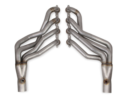 Hooker 70101318-RHKR Headers, Blackheart, Long Tube, 1-7/8 in Primary, 3 in Collector, Stainless, Brushed, GM LS-Series, GM A-Body 1968-72, Pair