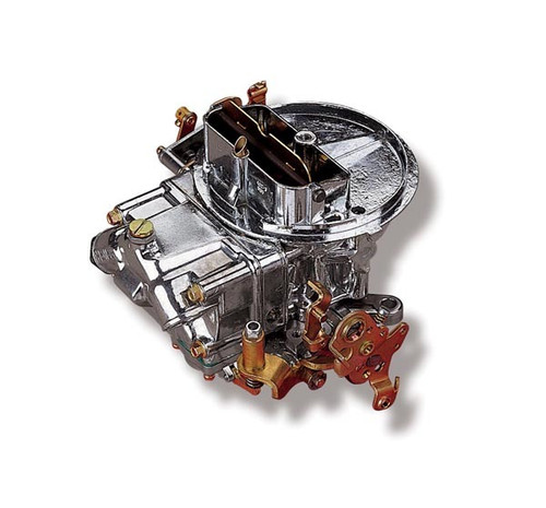 Holley 0-4412S Carburetor, Model 2300, 2-Barrel, 500 CFM, Holley Flange, Manual Choke, Single Inlet, Silver, Ford AT Kickdown, Each