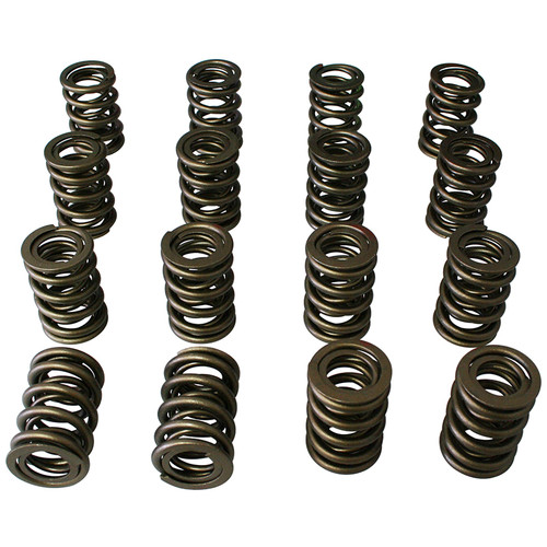 Howards Racing Components 98445 Valve Spring, Dual Spring, 399 lb/in Spring Rate, 1.080 in Coil Bind, 1.470 in OD, Set of 16