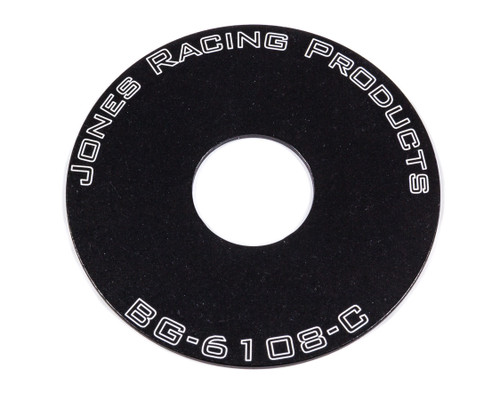 Jones Racing Products BG-6108-C Belt Guide, Bolt-On, Aluminum, Black Anodized, 26 to 35 Tooth HTD Pulley, Each