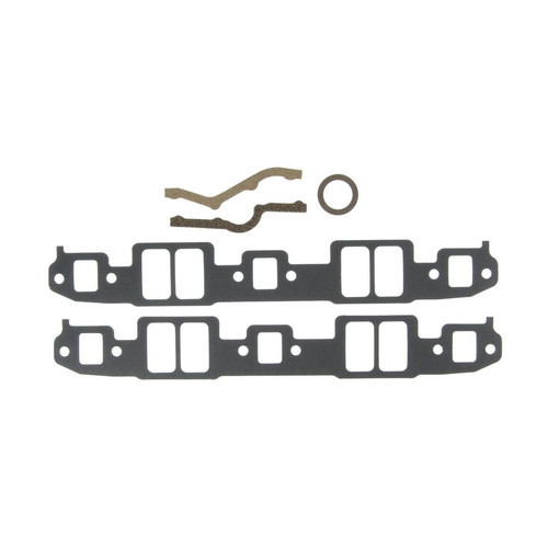 Mahle Original/Clevite MS20014 Intake Manifold Gasket, 0.060 in Thick, 1.250 x 2.200 in Rectangular Port, Composite, Small Block Chevy, Kit