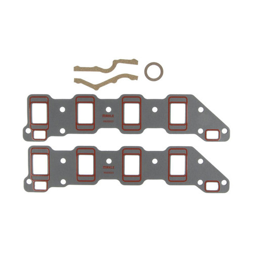 Mahle Original/Clevite MS20023 Intake Manifold Gasket, 0.060 in Thick, 1.600 x 2.900 in Rectangular Port, Composite, Small Block Chevy, Kit