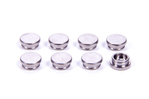 Manley 42404-8 Valve Lash Cap, 0.080 in Thick, 11/32 in Valve Stems, Steel, Natural, Set of 8