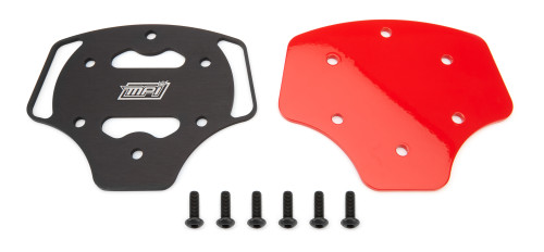 MPI Usa MPI-A-CPC-GT-RED Steering Wheel Center Plate Cover, Aluminum, Red / Black, MPI GT-13 Steering Wheels, Each