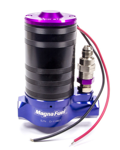 Magnafuel/Magnaflow Fuel Systems MP-4601 Fuel Pump, QuickStar 300, Electric, In-Line, 25-36 psi, 10 AN Female O-Ring Inlet / Outlet, 8 AN Bypass, E85 / Gas, Each