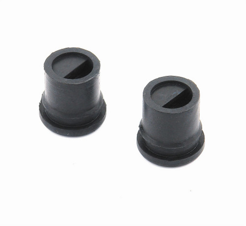 Mr. Gasket 5425 Breather Grommet, 1.220 in Hole, Baffled, Rubber, Black, Pair