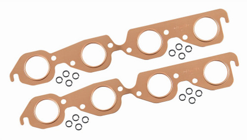 Mr. Gasket 7157MRG Exhaust Manifold / Header Gasket, Copperseal, 1.920 in Round Port, Copper, Big Block Chevy, Pair