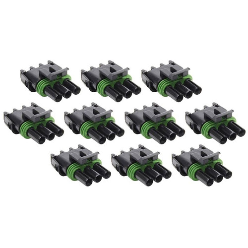 Allstar Performance ALL76292-10 3 Pin Weather Pack Tower Housing 10pk