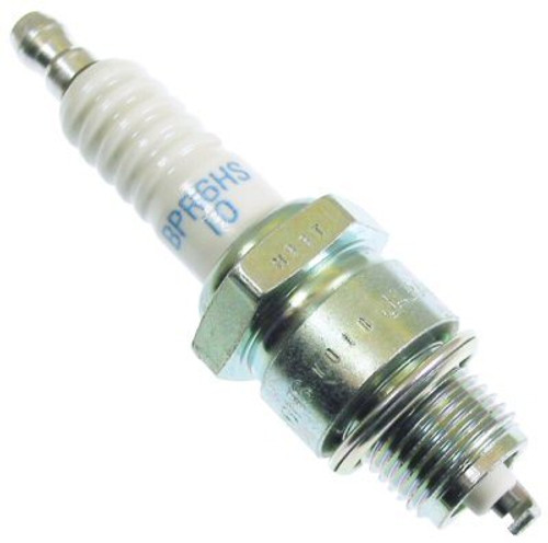 NGK BPR6HS-10 Spark Plug, NGK Standard, 14 mm Thread, 0.500 in Reach, Gasket Seat, Stock Number 2633, Resistor, Each