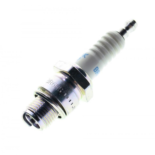 NGK BR6HS Spark Plug, NGK Standard, 14 mm Thread, 0.500 in Reach, Gasket Seat, Stock Number 3922, Resistor, Each