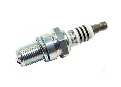 NGK BR9ECMIX Spark Plug, NGK Iridium IX, 14 mm Thread, 0.749 in Reach, Gasket Seat, Stock Number 2707, Resistor, Each