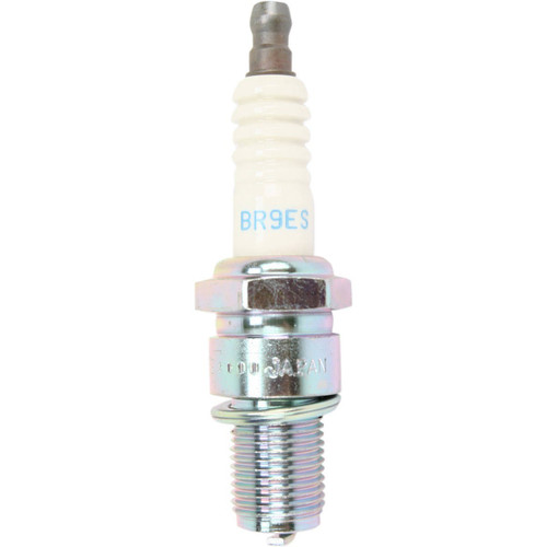 NGK BR9ES SOLID Spark Plug, NGK Standard, 14 mm Thread, 0.749 in Reach, Gasket Seat, Stock Number 3194, Resistor, Each