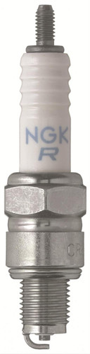 NGK CR6HS Spark Plug, NGK Standard, 10 mm Thread, 0.500 in Reach, Gasket Seat, Stock Number 7023, Resistor, Each