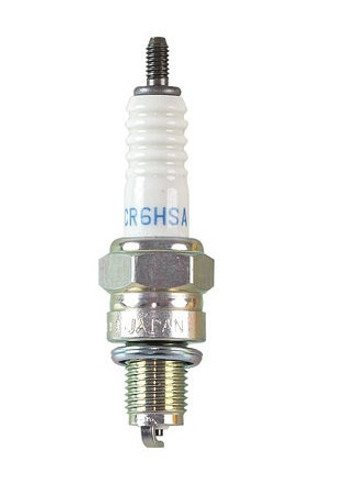 NGK CR6HSA Spark Plug, NGK Standard, 10 mm Thread, 0.500 in Reach, Gasket Seat, Stock Number 2983, Resistor, Each