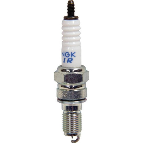 NGK IMR9E-9HES Spark Plug, NGK Laser Iridium, 10 mm Thread, 0.749 in Reach, Gasket Seat, Stock Number 7556, Resistor, Each