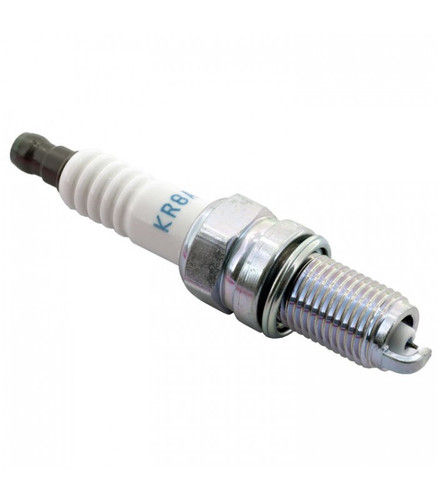 NGK KR8AI Spark Plug, NGK Laser Iridium, 12 mm Thread, 0.749 in Reach, Gasket Seat, Stock Number 5477, Resistor, Each