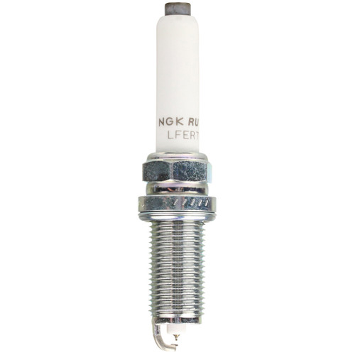 NGK LFER7BHX Spark Plug, Ruthenium HX, 14 mm Thread, 26.5 mm Reach, Gasket Seat, Stock Number 95125, Resistor, Each