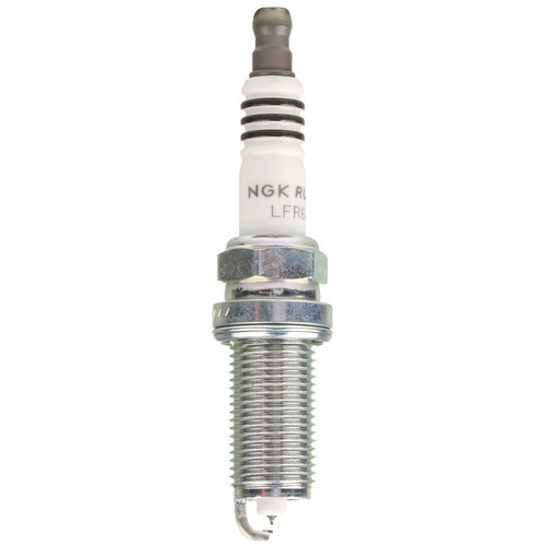 NGK LFR6BHX Spark Plug, Ruthenium HX, 14 mm Thread, 26.5 mm Reach, Gasket Seat, Stock Number 93420, Resistor, Each