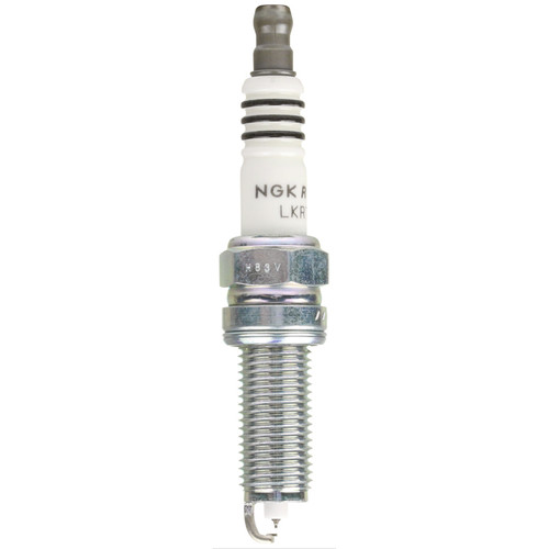 NGK LKR7BHX Spark Plug, Ruthenium HX, 12 mm Thread, 26.5 mm Reach, Gasket Seat, Stock Number 94705, Resistor, Each