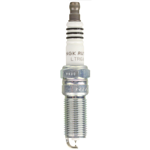 NGK LTR6AHX Spark Plug, Ruthenium HX, 14 mm Thread, 25 mm Reach, Tapered Seat, Stock Number 91276, Resistor, Each