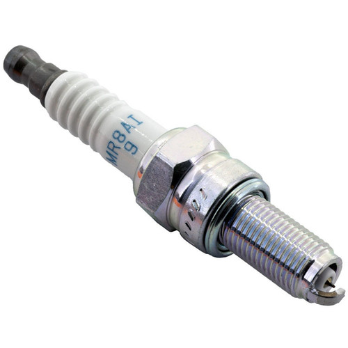 NGK MR8AI9 Spark Plug, NGK Laser Platinum, 10 mm Thread, 0.749 in Reach, Gasket Seat, Stock Number 7692, Resistor, Each
