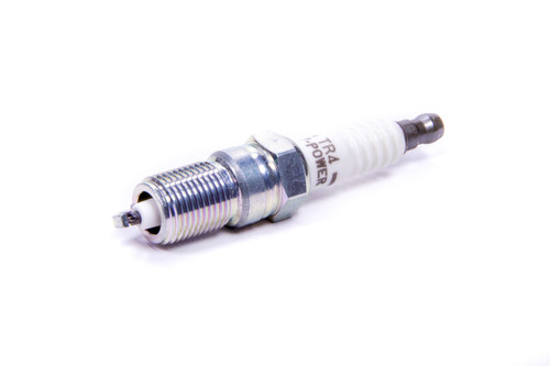 NGK TR4 Spark Plug, NGK V-Power, 14 mm Thread, 0.708 in Reach, Tapered Seat, Stock Number 3754, Resistor, Each