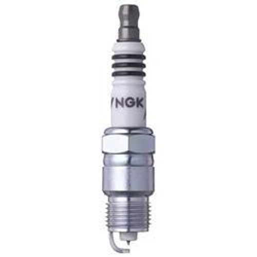 NGK UR6IX Spark Plug, NGK Iridium IX, 14 mm Thread, 0.460 in Reach, Tapered Seat, Stock Number 7384, Resistor, Each