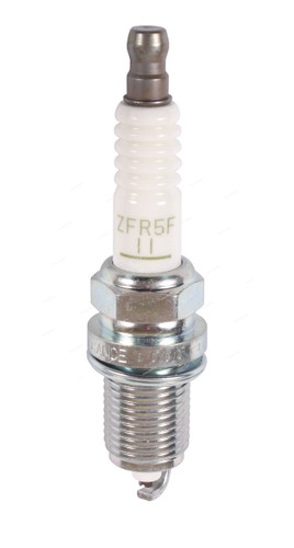 NGK ZFR5F-11 Spark Plug, NGK V-Power, 14 mm Thread, 0.749 in Reach, Gasket Seat, Stock Number 2262, Resistor, Each