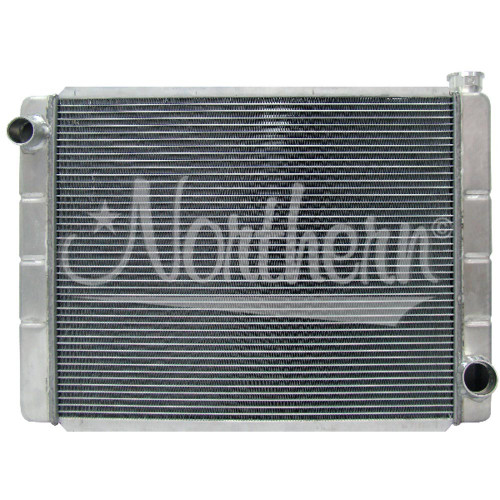 Northern Radiator 209676 Radiator, Race Pro, 27.125 in W x 19.625 in H x 3.125 in D, Driver Side Inlet, Passenger Side Outlet, Aluminum, Each