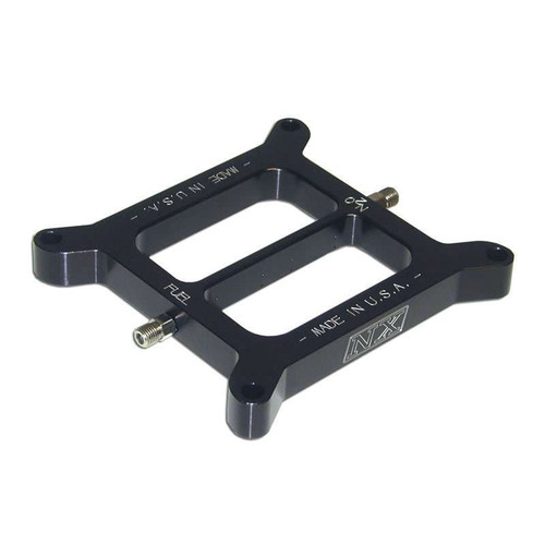 Nitrous Express NP504 Nitrous Plate, Pro-Power, 100-500 HP, Aluminum, Black Anodized, Square Bore, Each