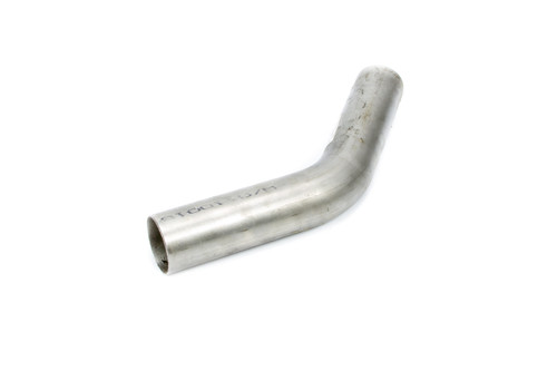 Patriot Exhaust H6950 Exhaust Bend, 45 Degree, Mandrel, 2-1/4 in Diameter, 3-1/2 in Radius, 6 x 6 in Legs, 16 Gauge, Stainless, Each