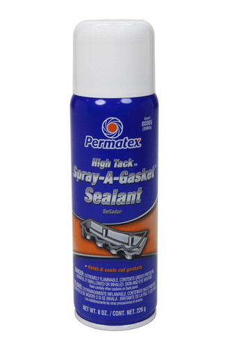 Permatex 80065 Gasket Sealant / Adhesive, High Tack, 8.00 oz Aerosol Can, Each