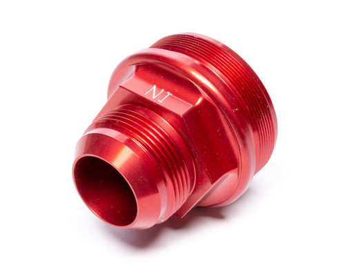 Peterson Fluid 09-0400-010 Fuel Filter End Cap, 16 AN Male Inlet, Aluminum, Red Anodized, Peterson Fuel Filters, Each